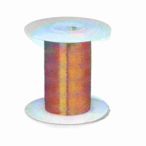 Magnet Wire, MW 35-C, 34 AWG, Natural